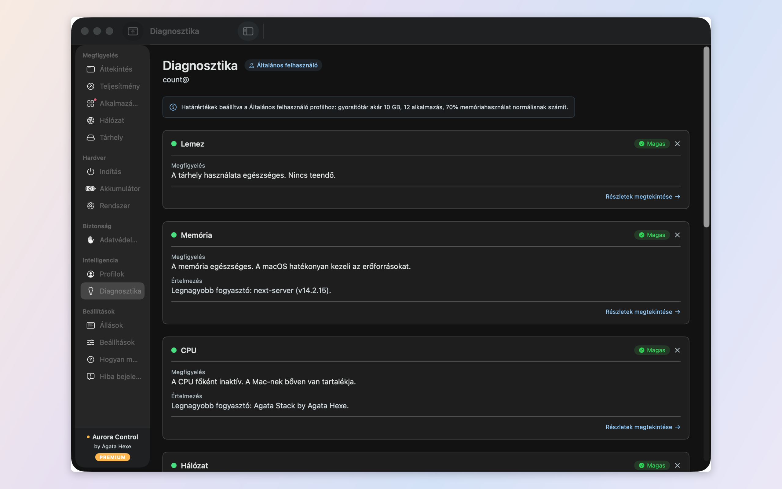 Insights — every finding explained as What happened, Why, and what to do, tuned to your profile