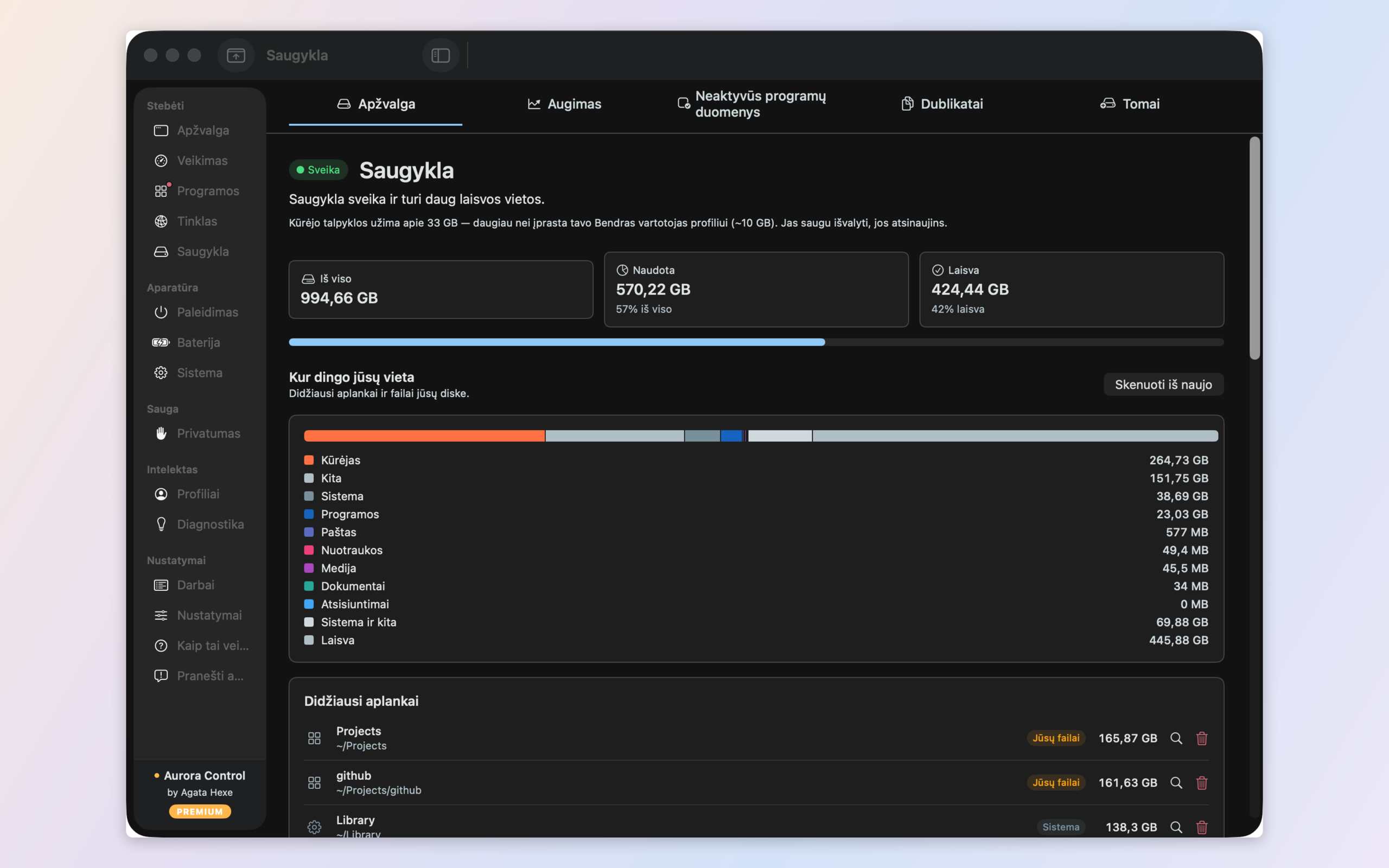 Duplicate finder — SHA-256 matches grouped with the space you'd reclaim