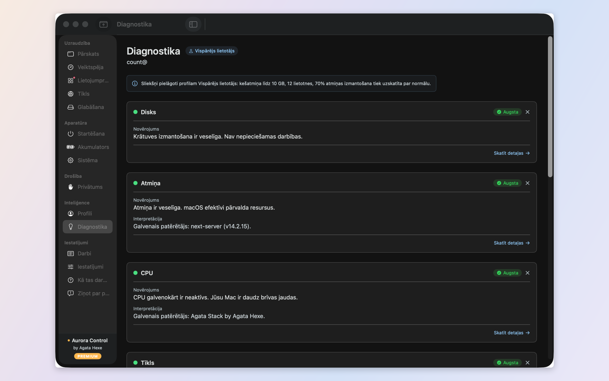 Insights — every finding explained as What happened, Why, and what to do, tuned to your profile