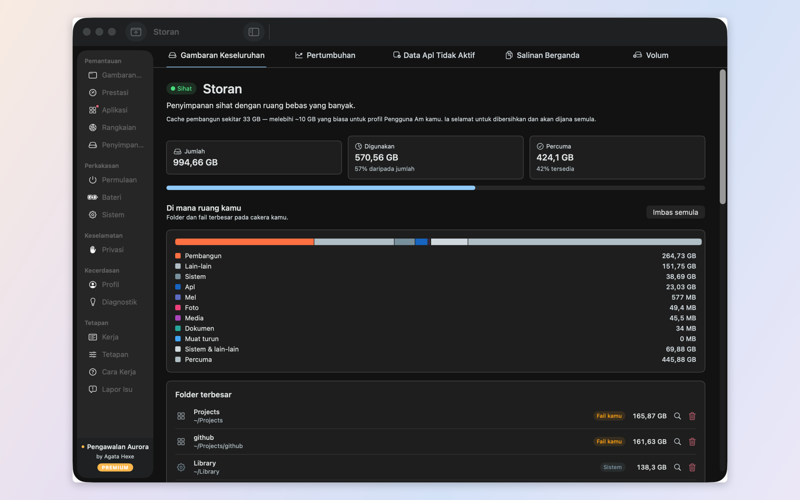 Duplicate finder — SHA-256 matches grouped with the space you'd reclaim