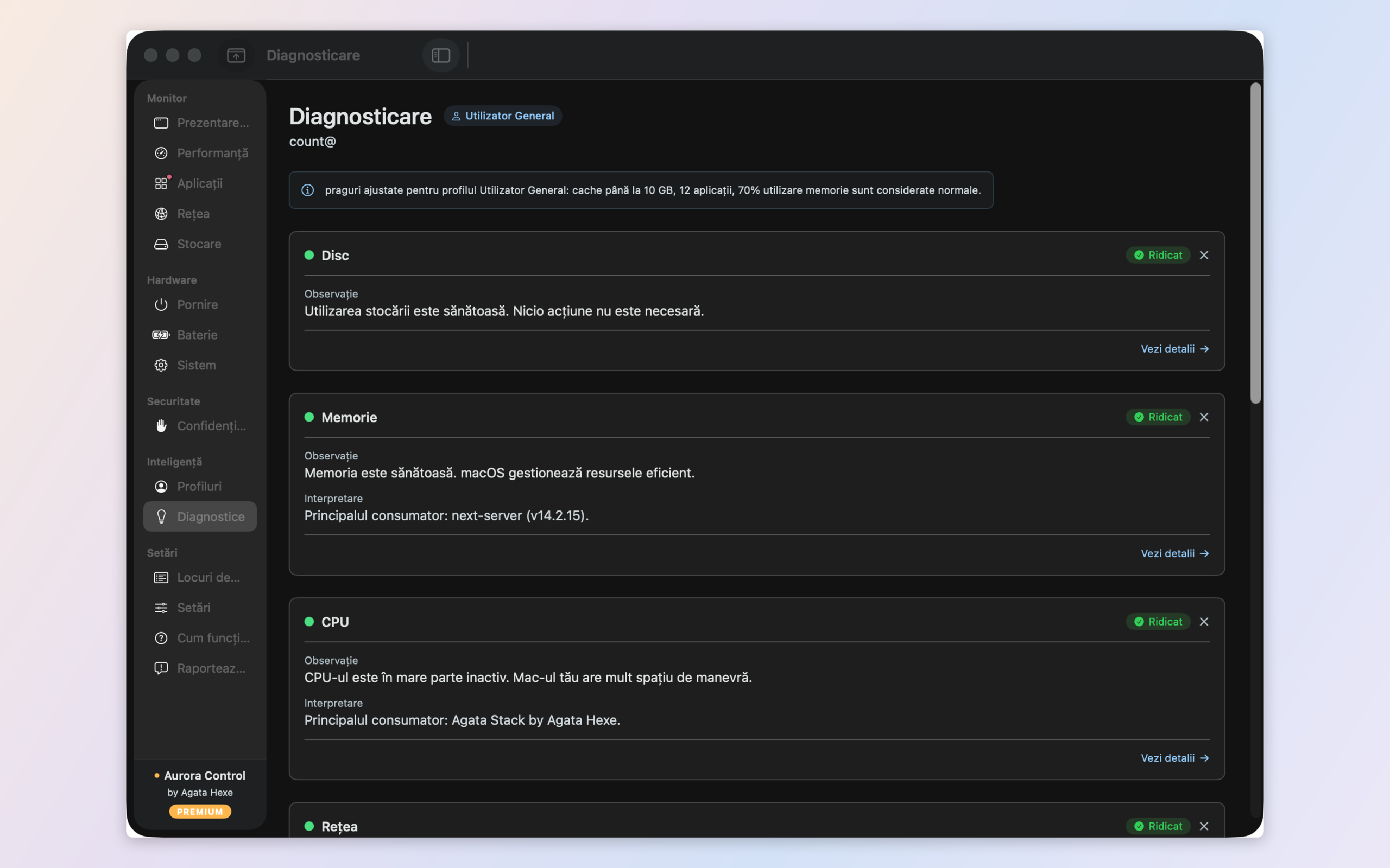 Insights — every finding explained as What happened, Why, and what to do, tuned to your profile