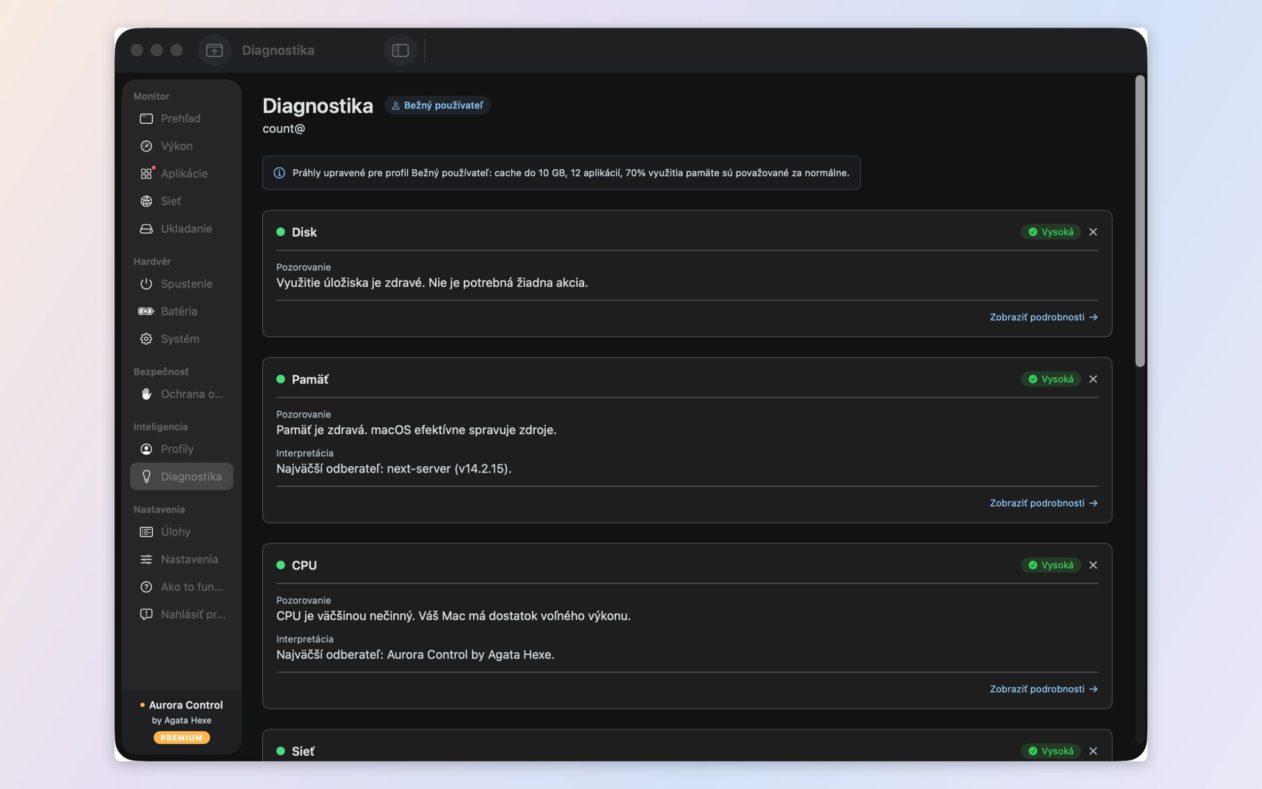 Insights — every finding explained as What happened, Why, and what to do, tuned to your profile
