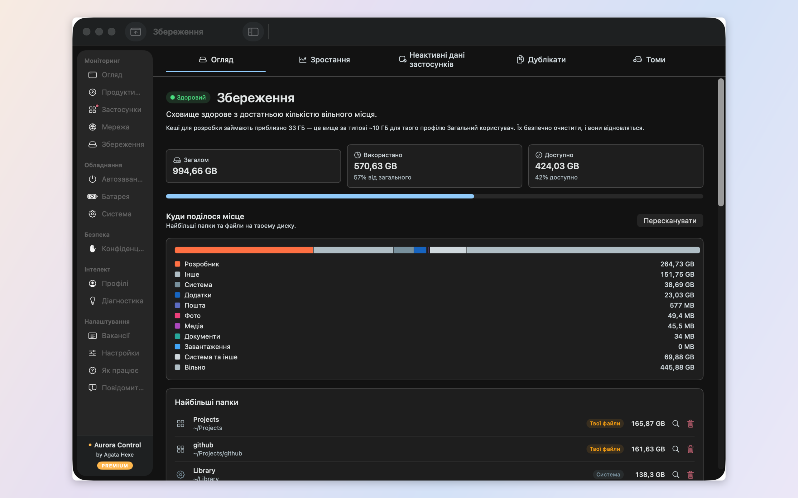 Duplicate finder — SHA-256 matches grouped with the space you'd reclaim